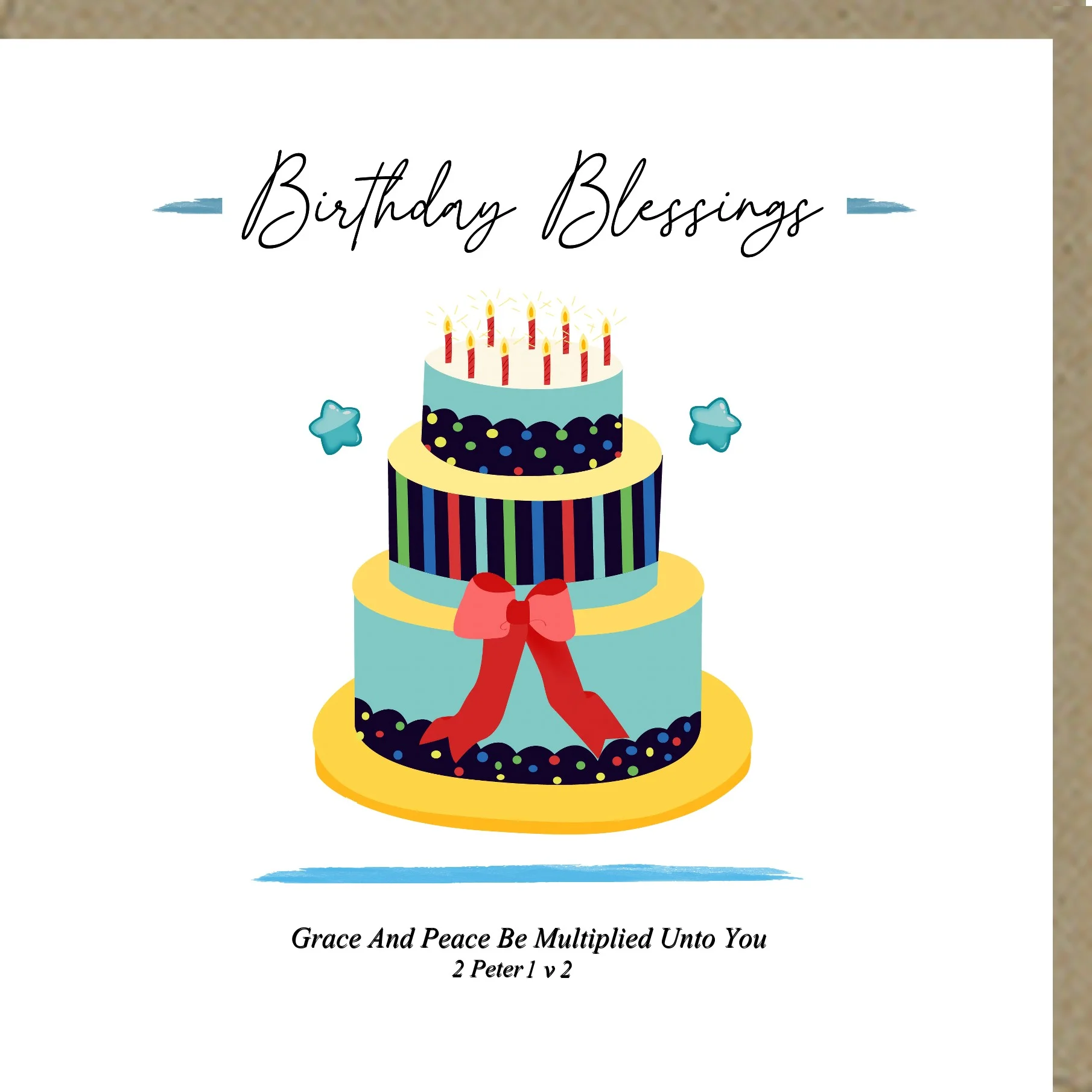 Birthday Blessings Greetings Cards