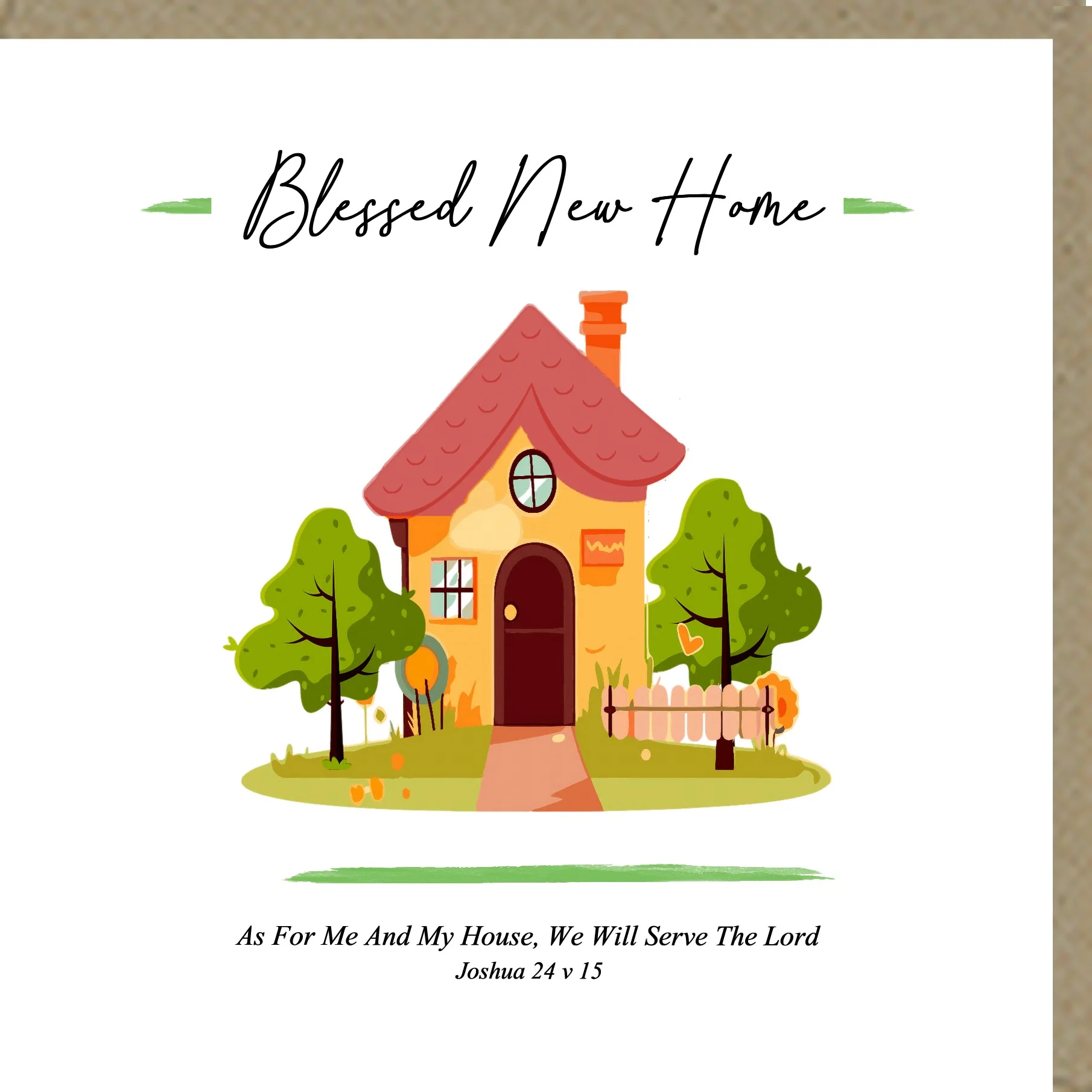 Blessed New Home Greetings Cards