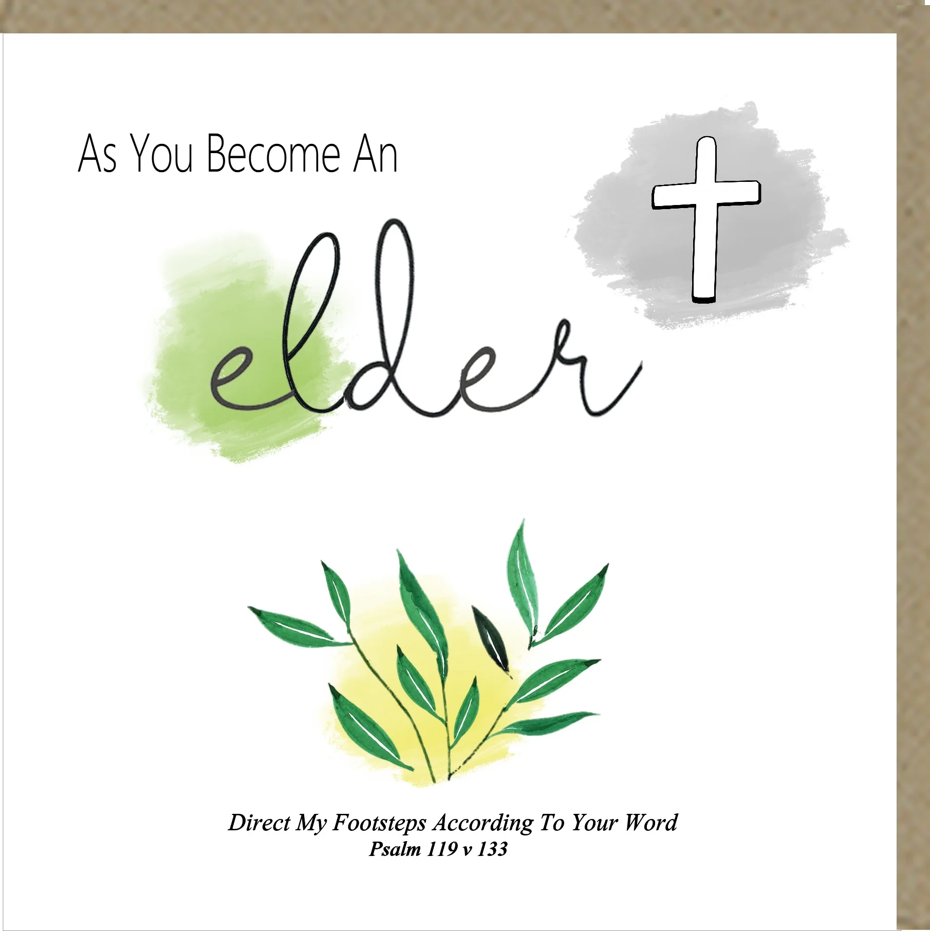 As You Become An Elder Greetings Card