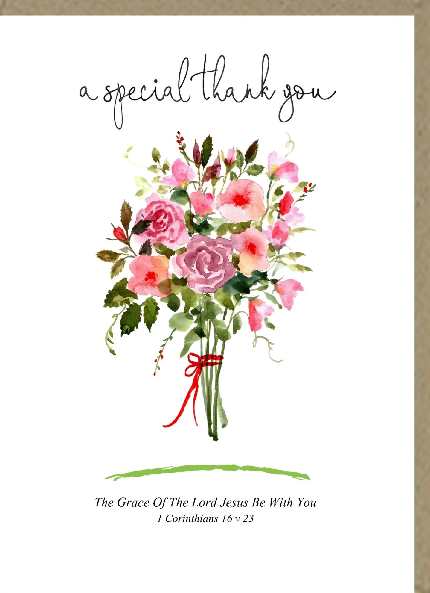 A Special Thank You Greetings Card