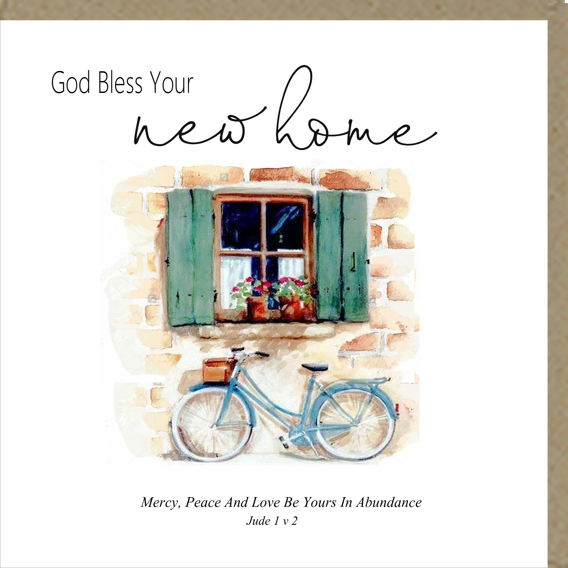 God Bless Your New Home - Greetings Card