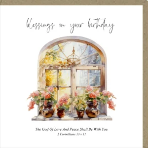Blessings On Your Birthday Greetings Card