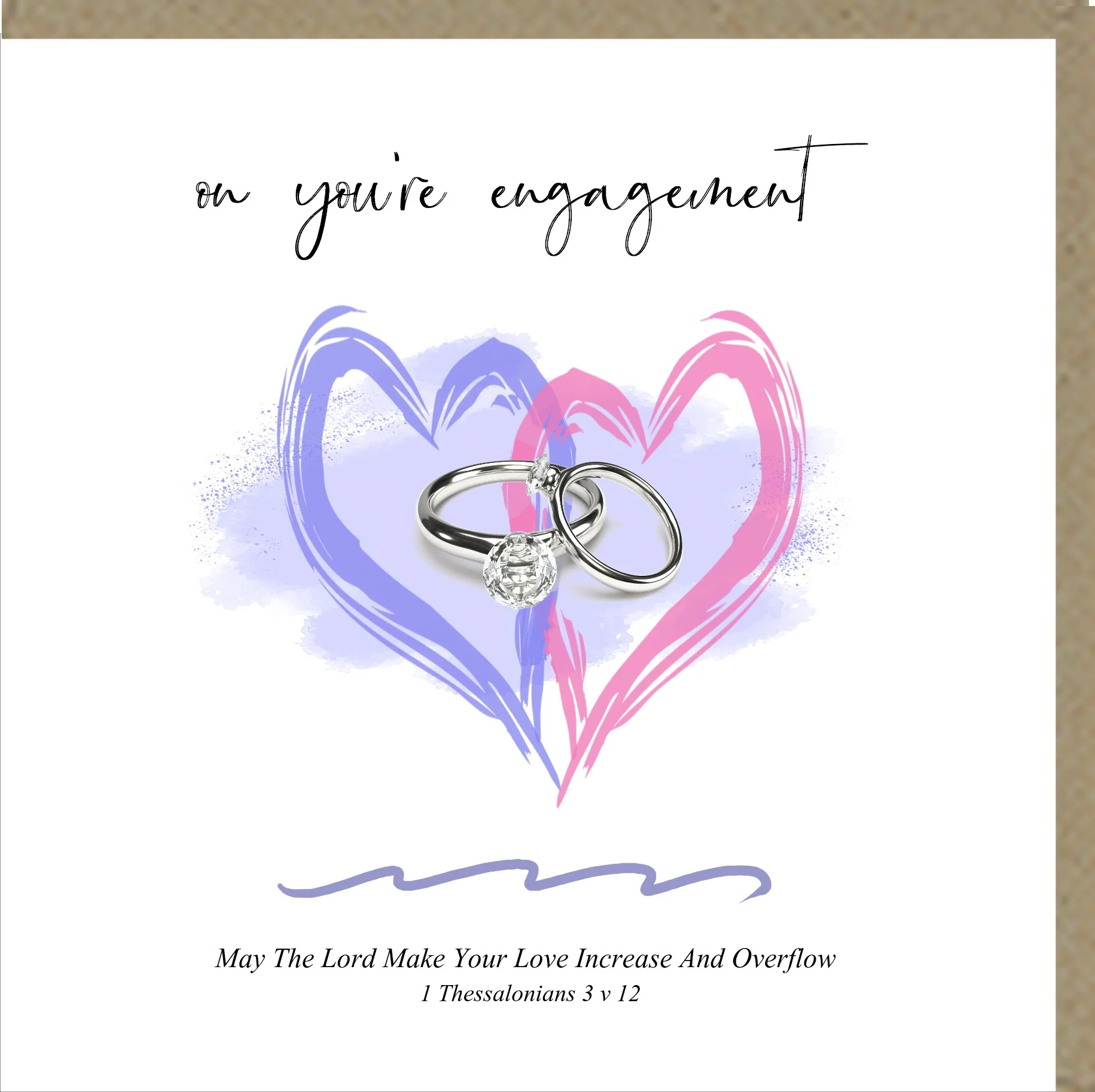 On Your Engagement Greetings Card