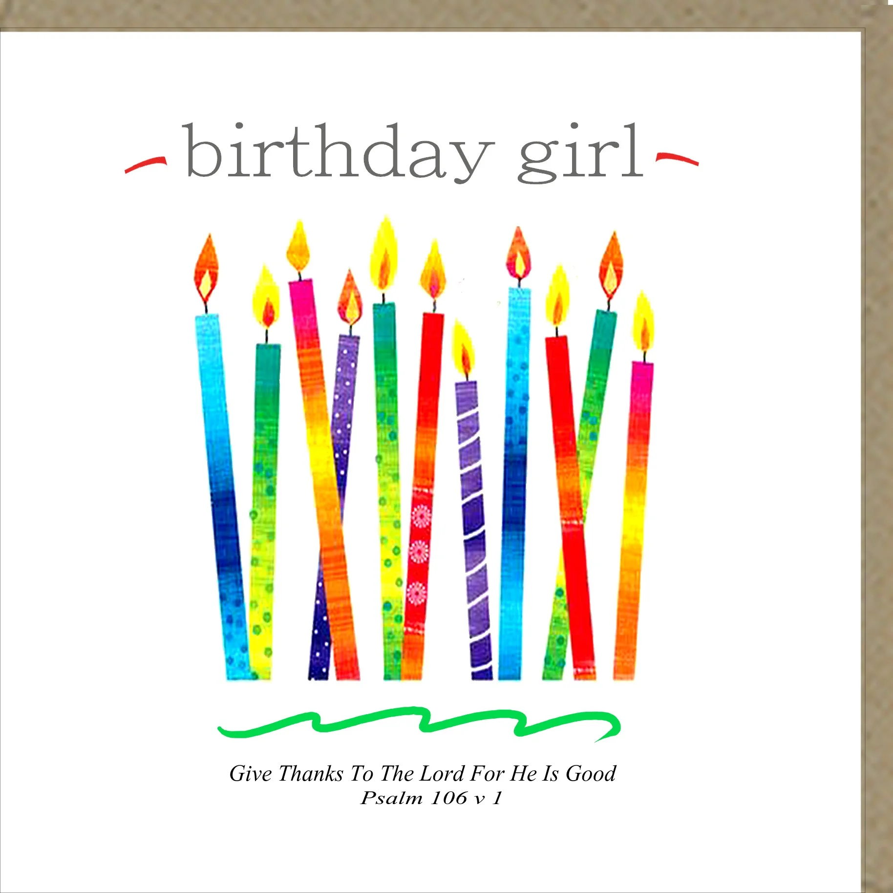 Birthday Girl Greetings Card