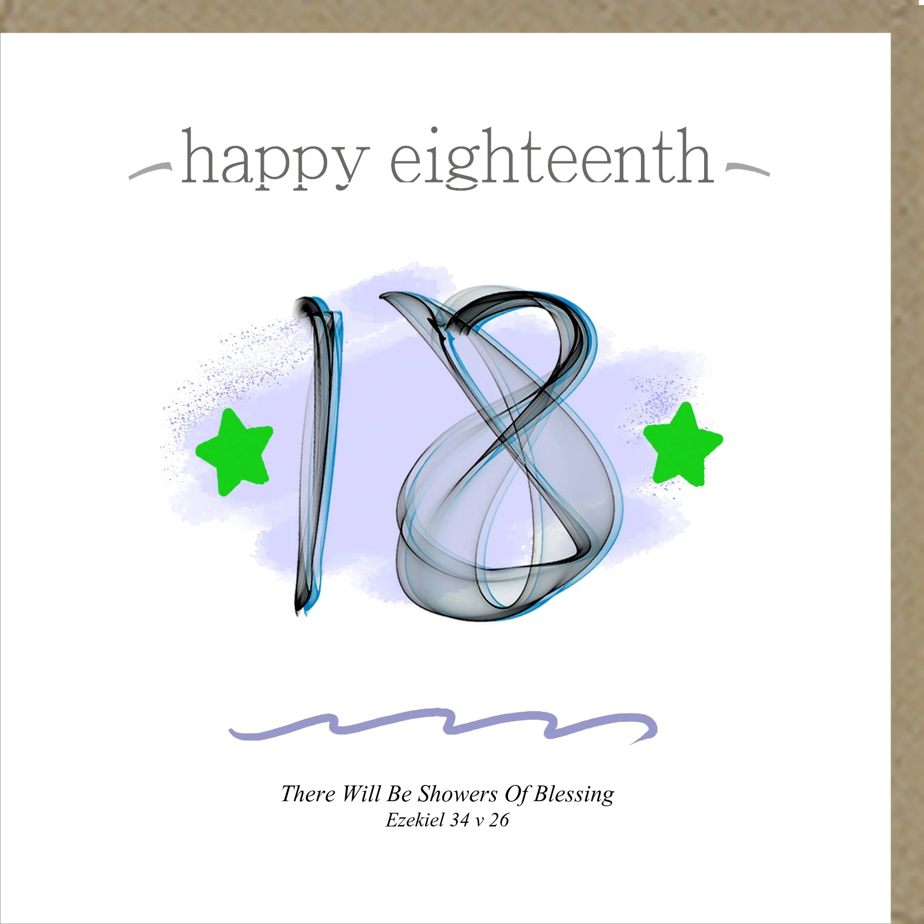 Happy 18th Birthday Greetings Card