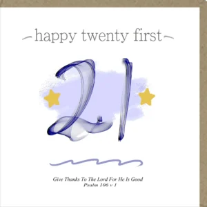 Happy 21st Birthday Greetings Card