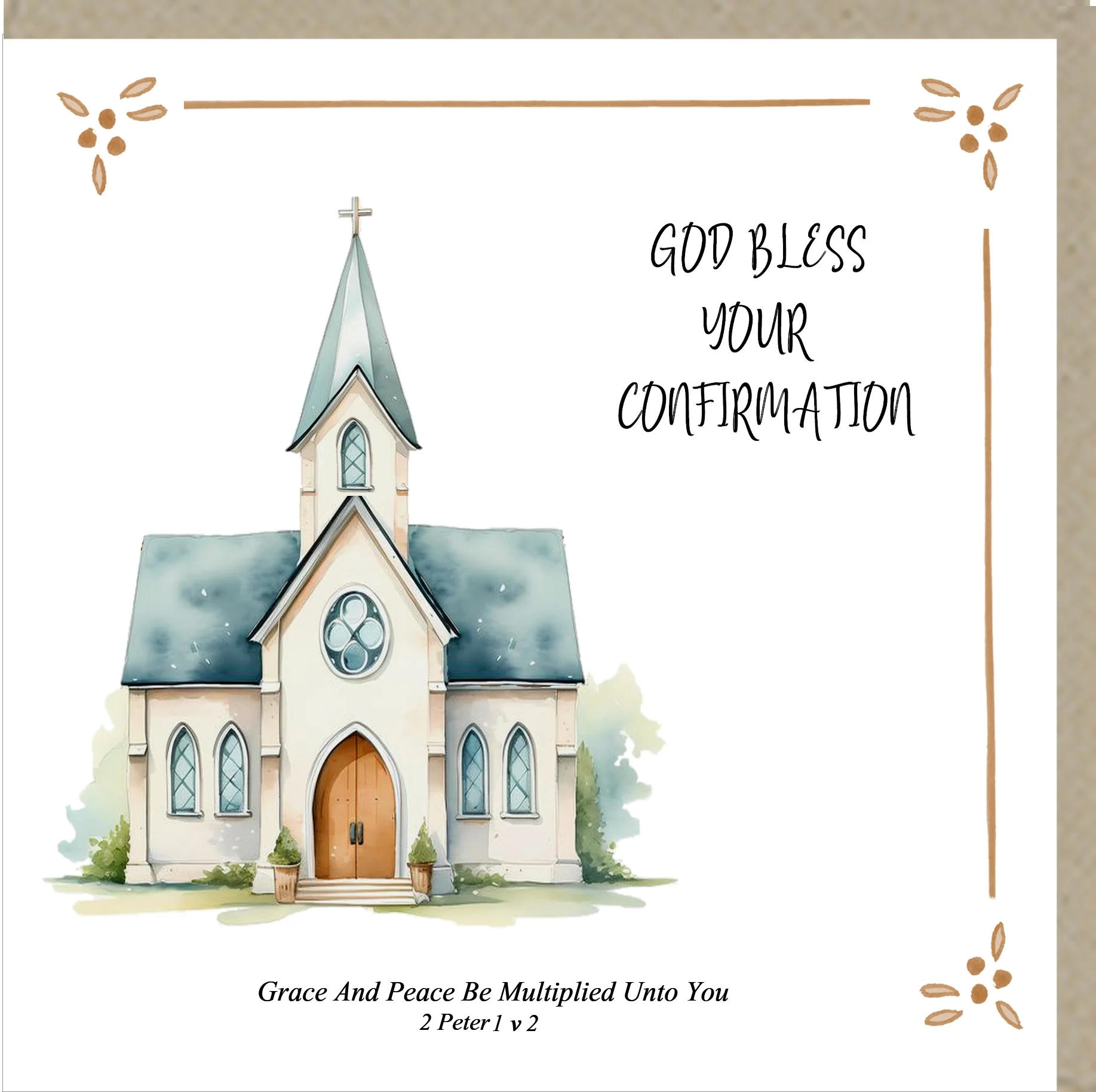 God Bless Your Confirmation  - Greetings Card