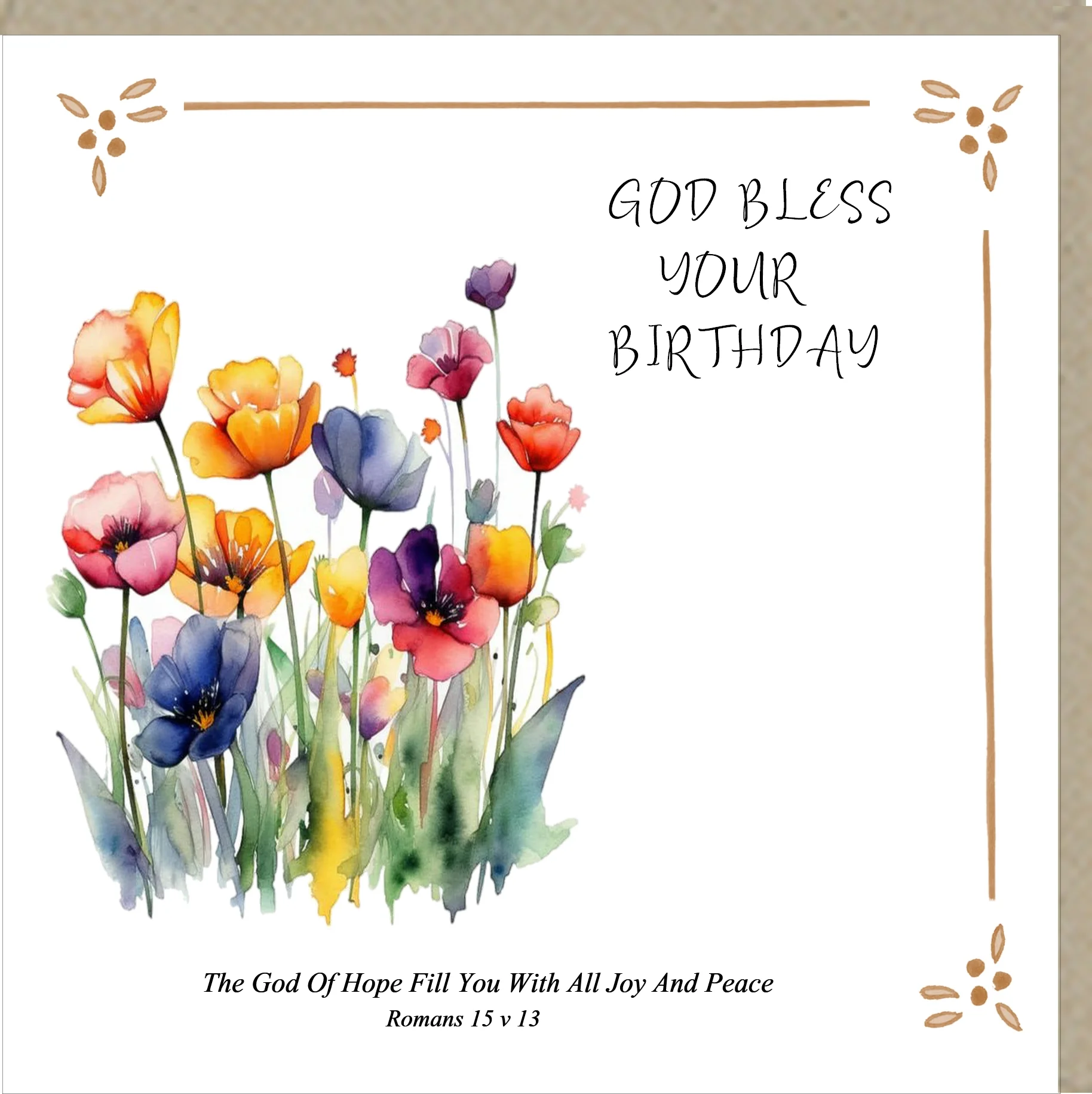 Happy Birthday  - Greetings Card