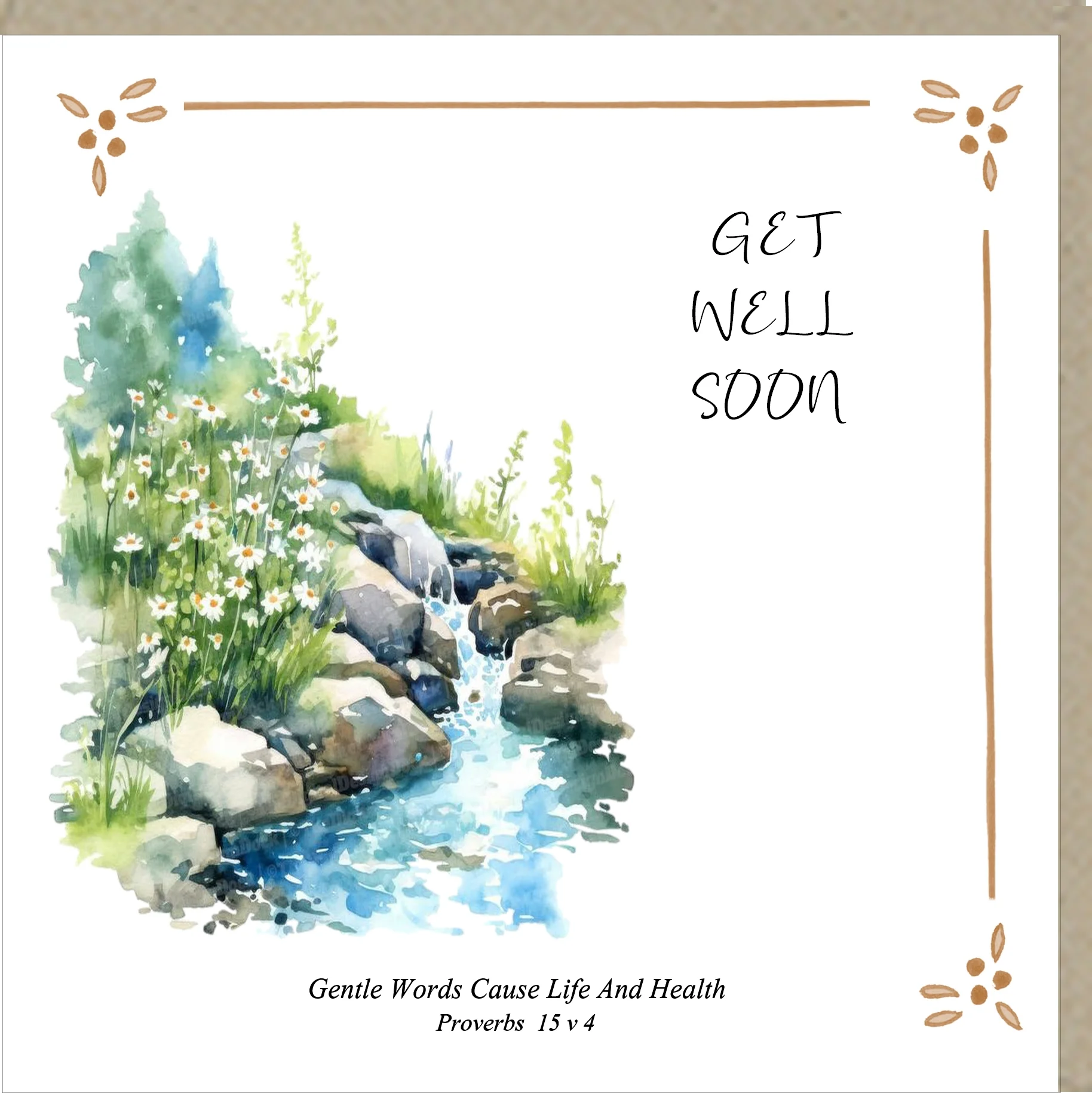 Get Well Soon  - Greetings Card