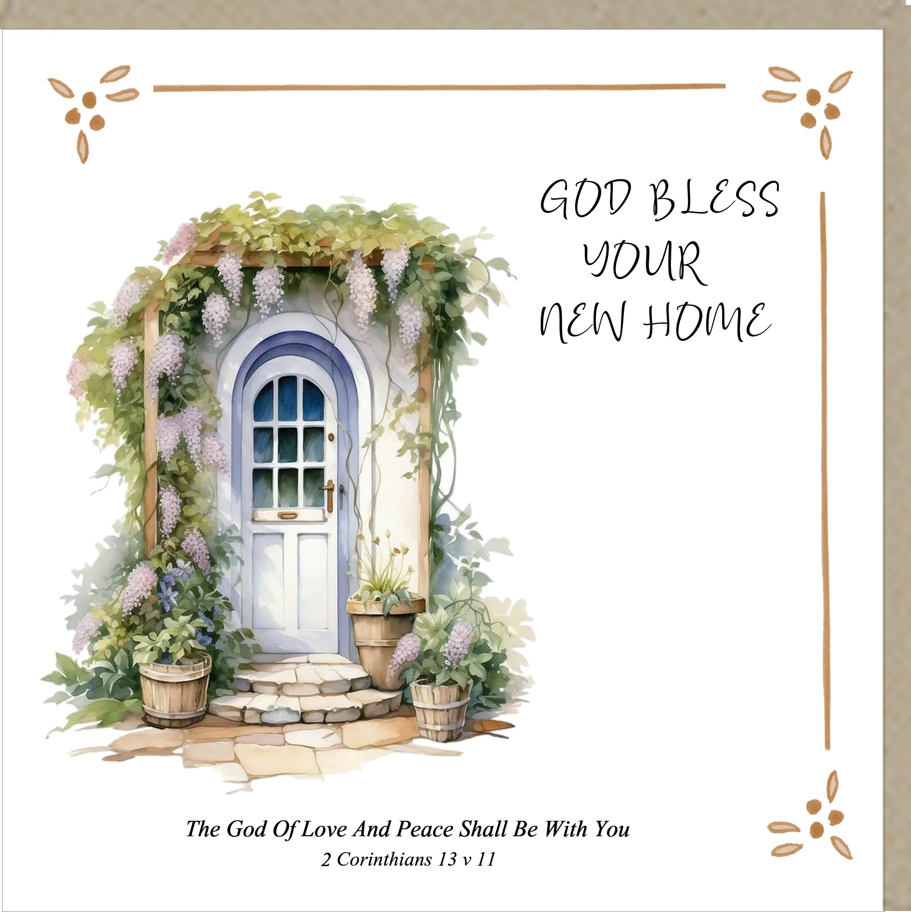 God Bless Your New Home  - Greetings Card
