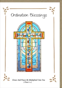 Ordination Blessings  - Greetings Card