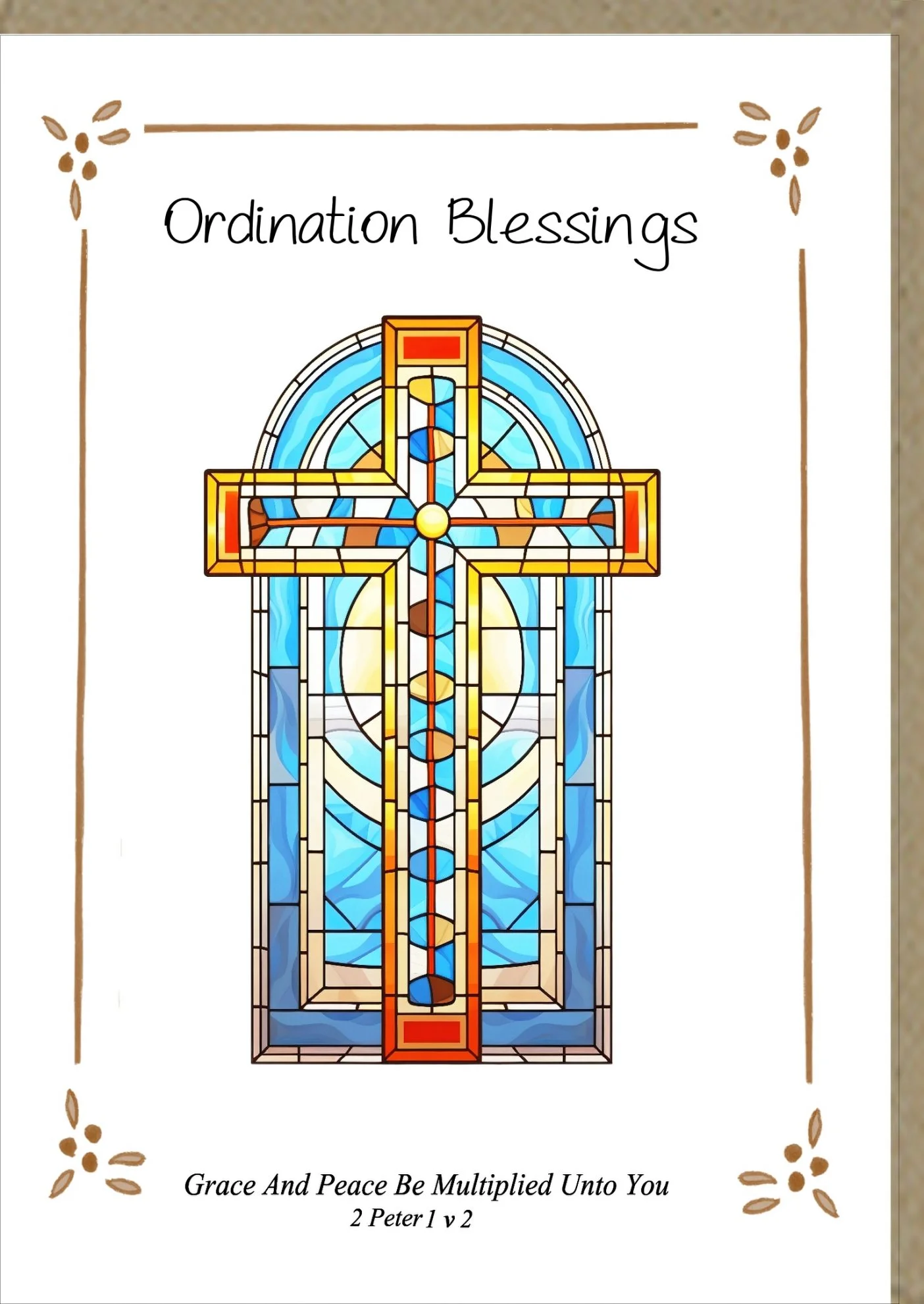 Ordination Blessings  - Greetings Card