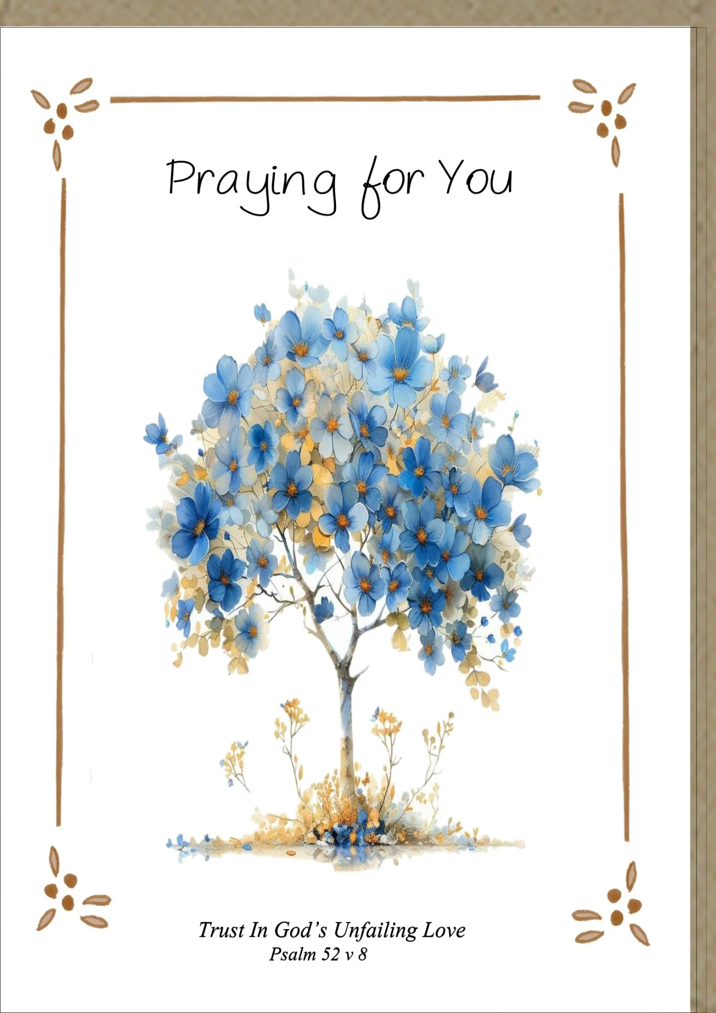 Praying for You  - Greetings Card