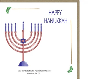 Happy Hanukkah Greetings Card