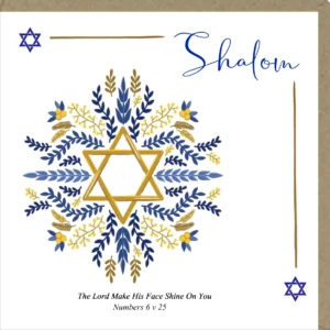 Shalom Greetings Card