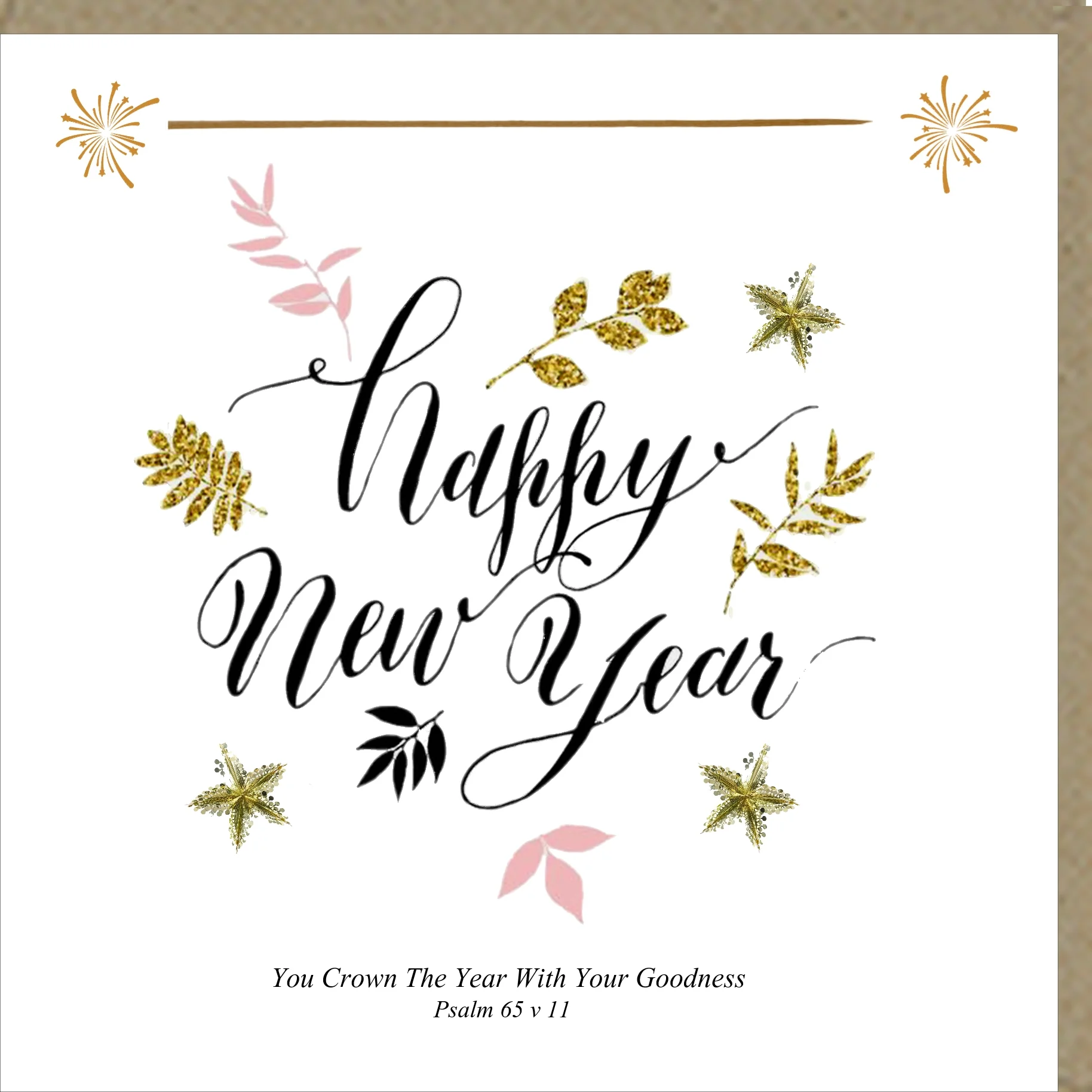 Happy New Year Greetings Card