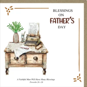 A large-format Potty Mouse themed Father's Day greeting card featuring a blank interior for personal messages, part of our premium collection of Father's Day gifts and cards.