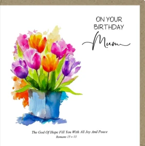 On Your Birthday Mum Greetings Card