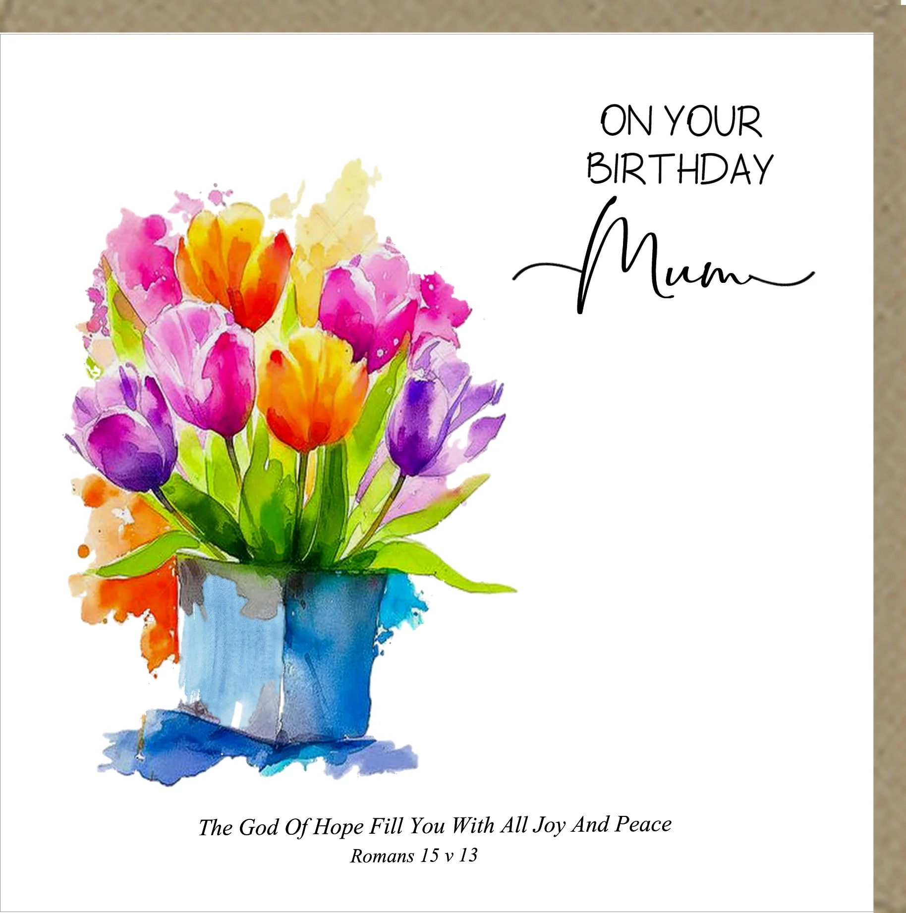 On Your Birthday Mum Greetings Card