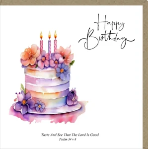Happy Birthday Greetings Card