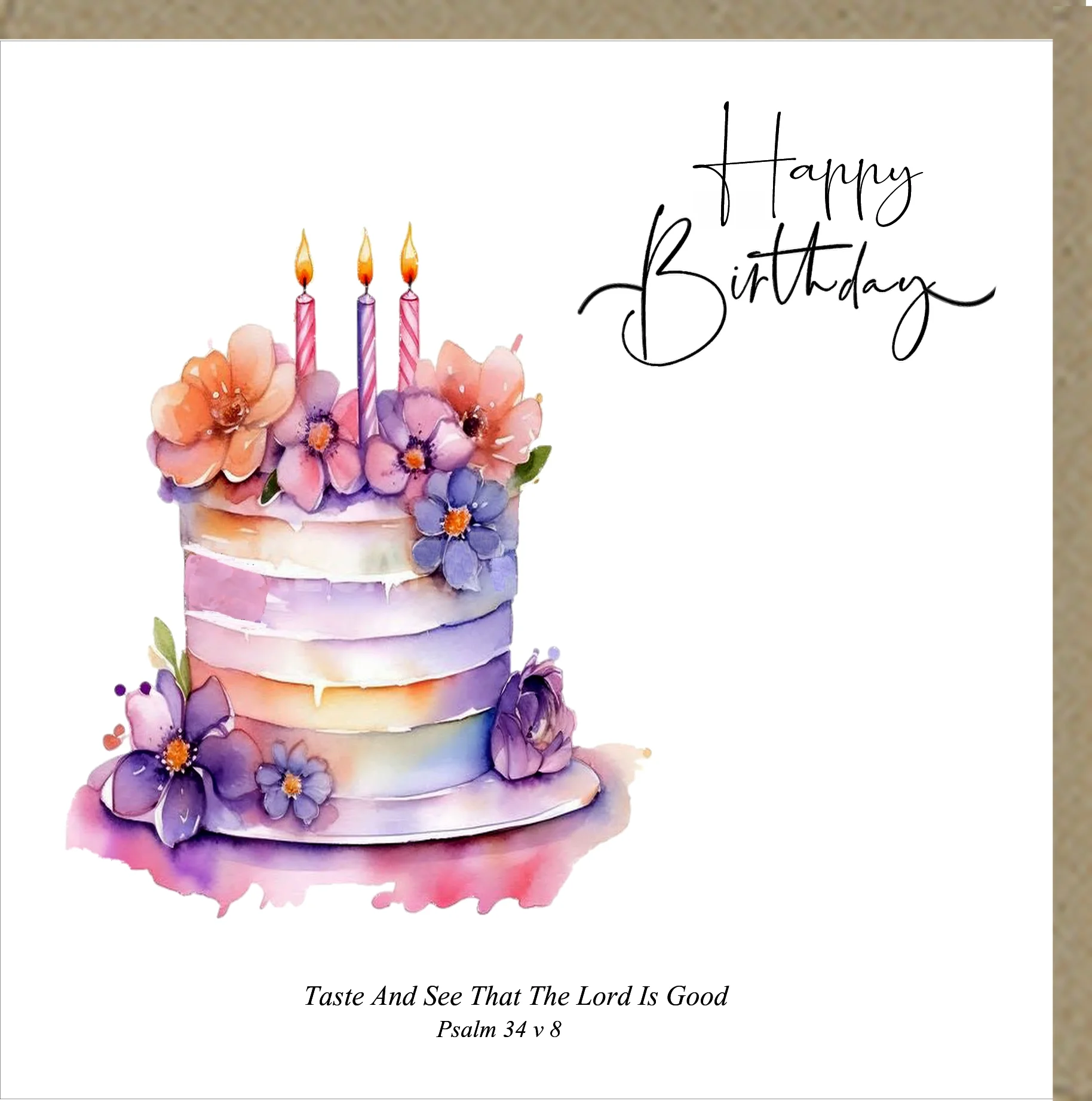 Happy Birthday Greetings Card