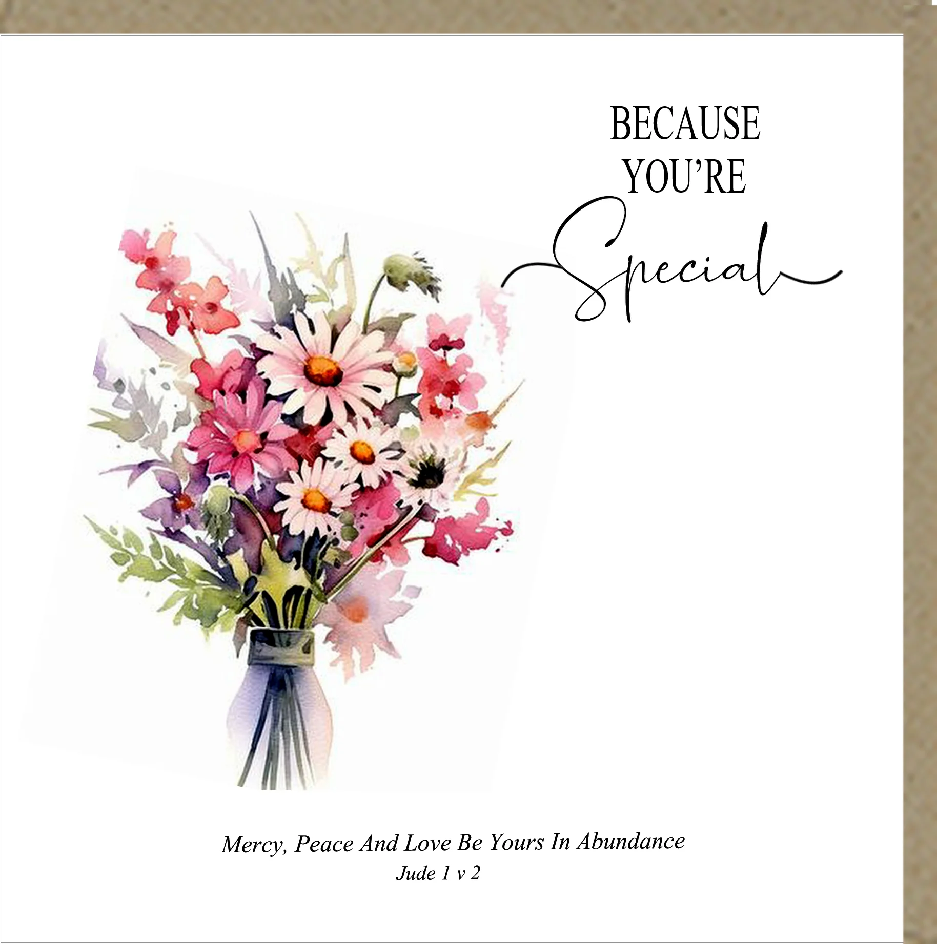 Because You're Special Greetings Card