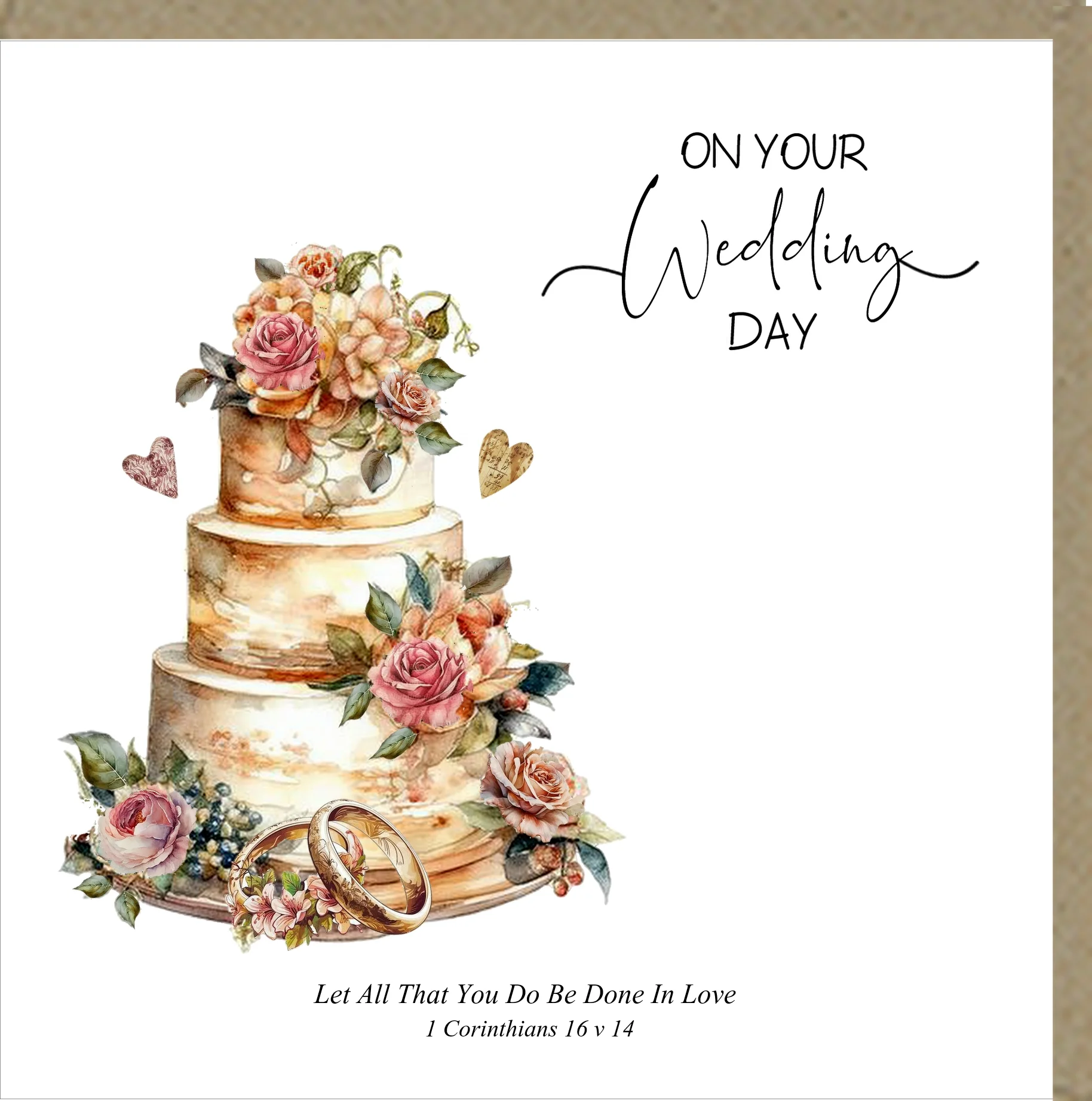 On Your Wedding Day Greetings Card