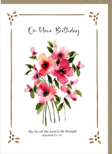 Large-format Potty Mouse birthday greetings card featuring a colorful illustration, perfect for sending a personal message on a special birthday.