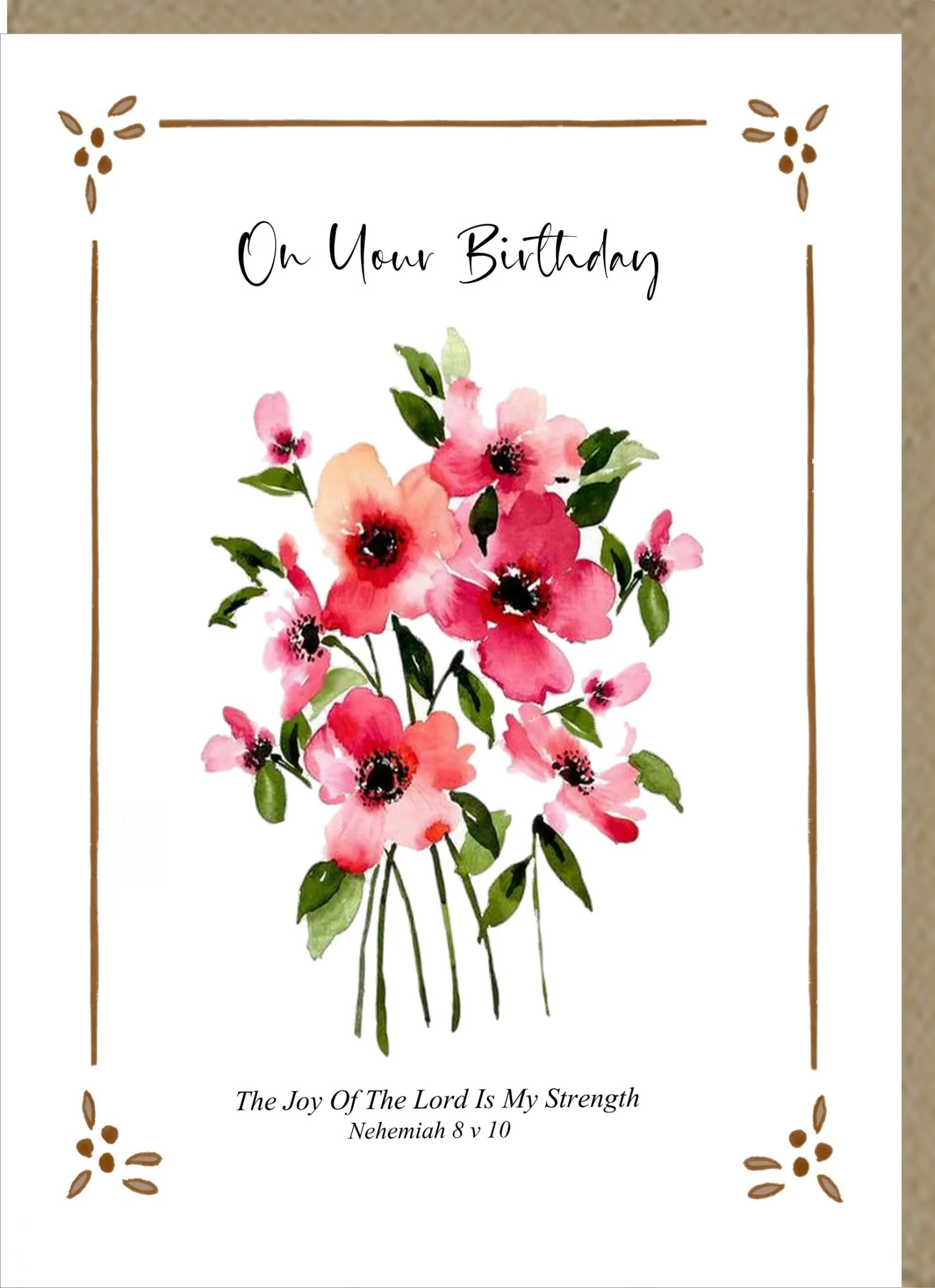 On Your Birthday Greetings Card