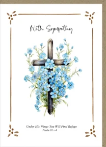 With Sympathy Greetings Card
