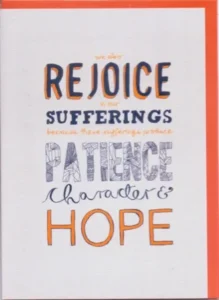 Rejoice Printed Greetings Card