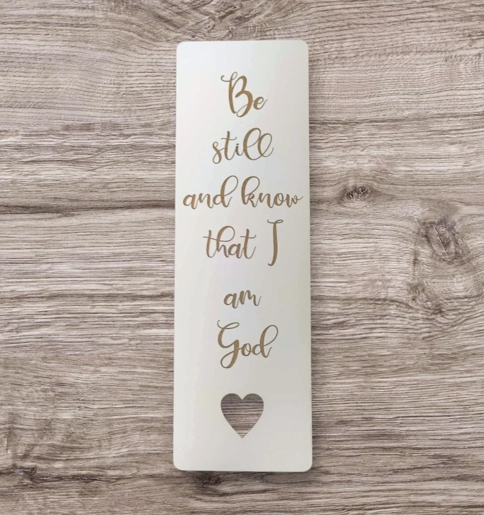 Bookmark Be still and know that I am God