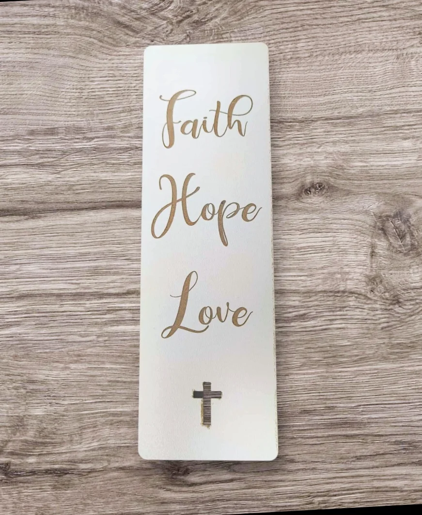 Bookmark Faith Hope Love