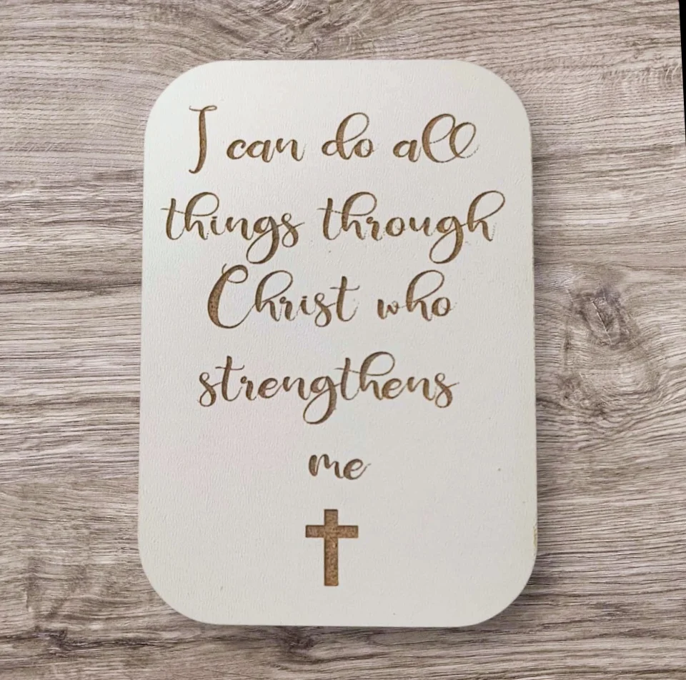 Fridge Magent I can do all things through Christ who strengthens me