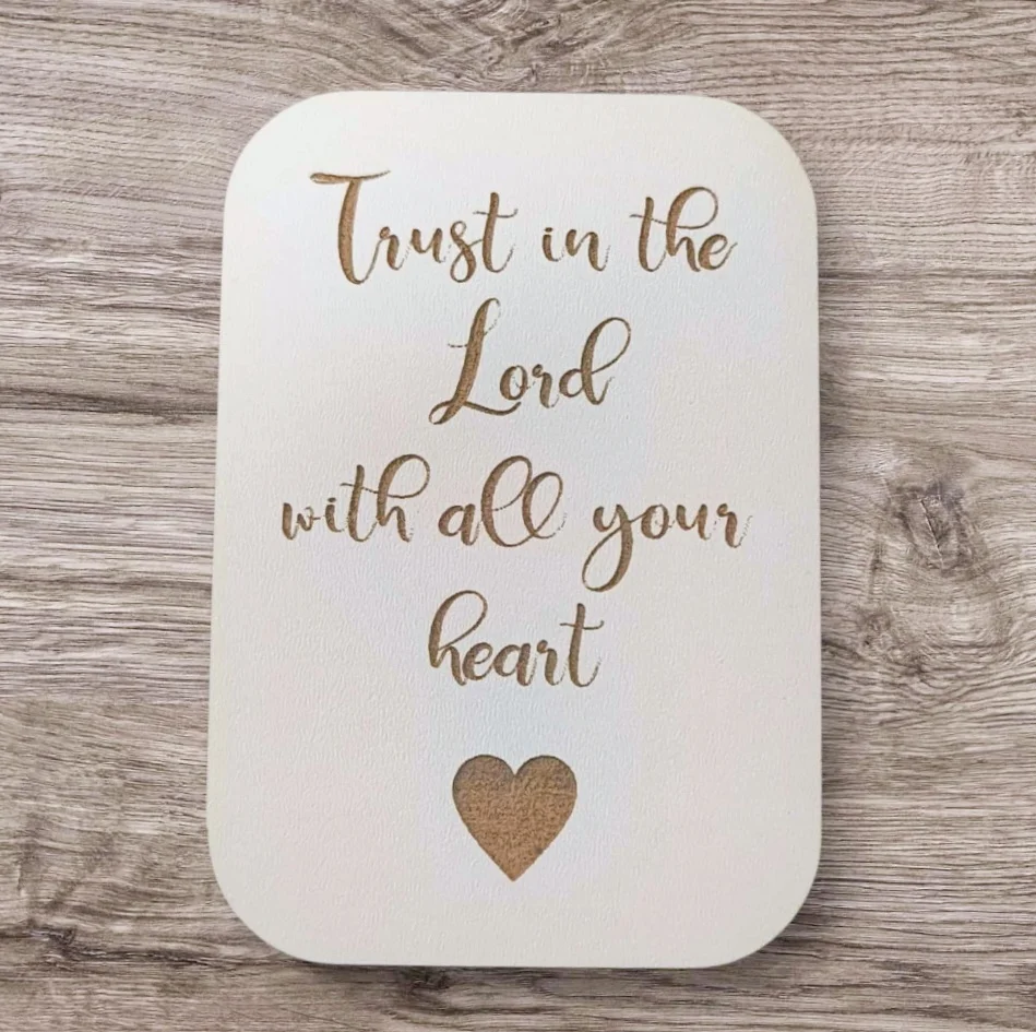Fridge Magent Trust in the lord with all your heart