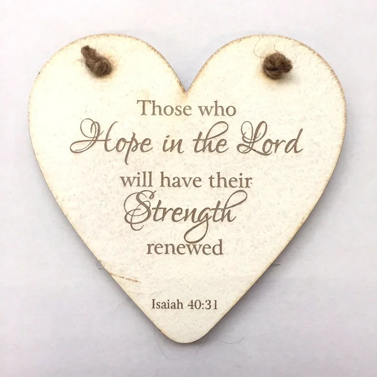 Rock Foundation Heart Plaque - Those Who Hope