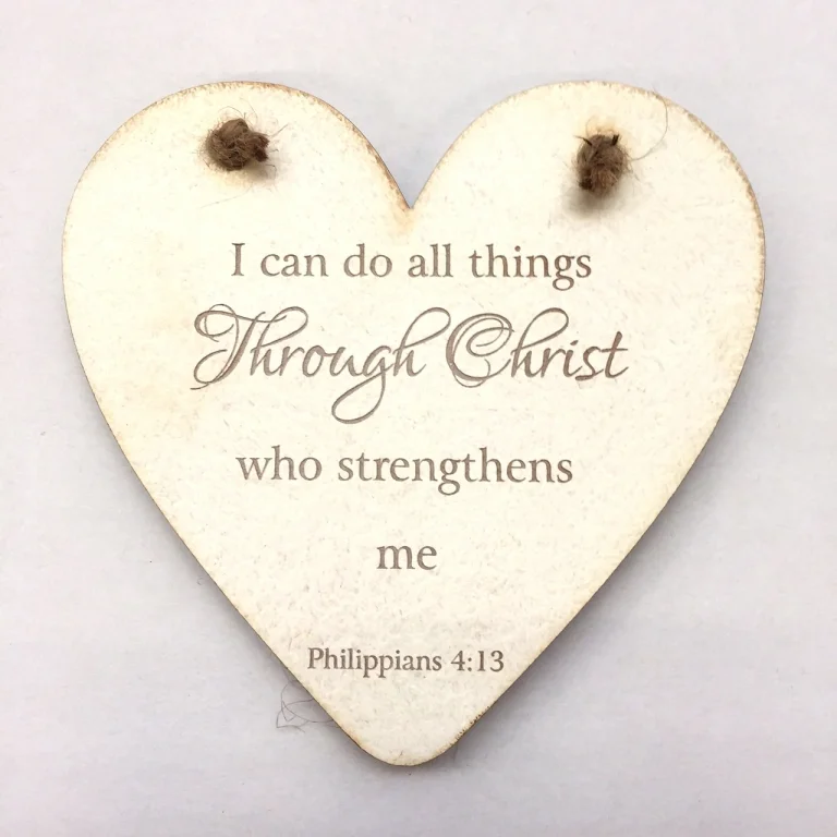 Rock Foundation Heart Plaque - I Can Do All Things
