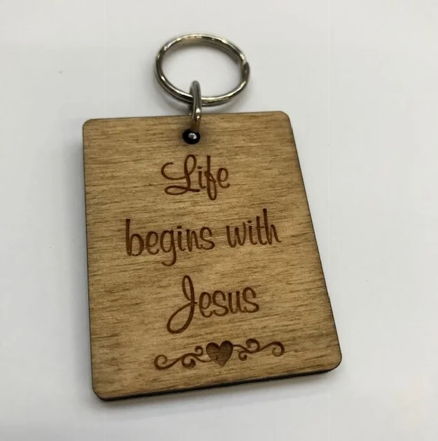 Keyring Life begins with Jesus