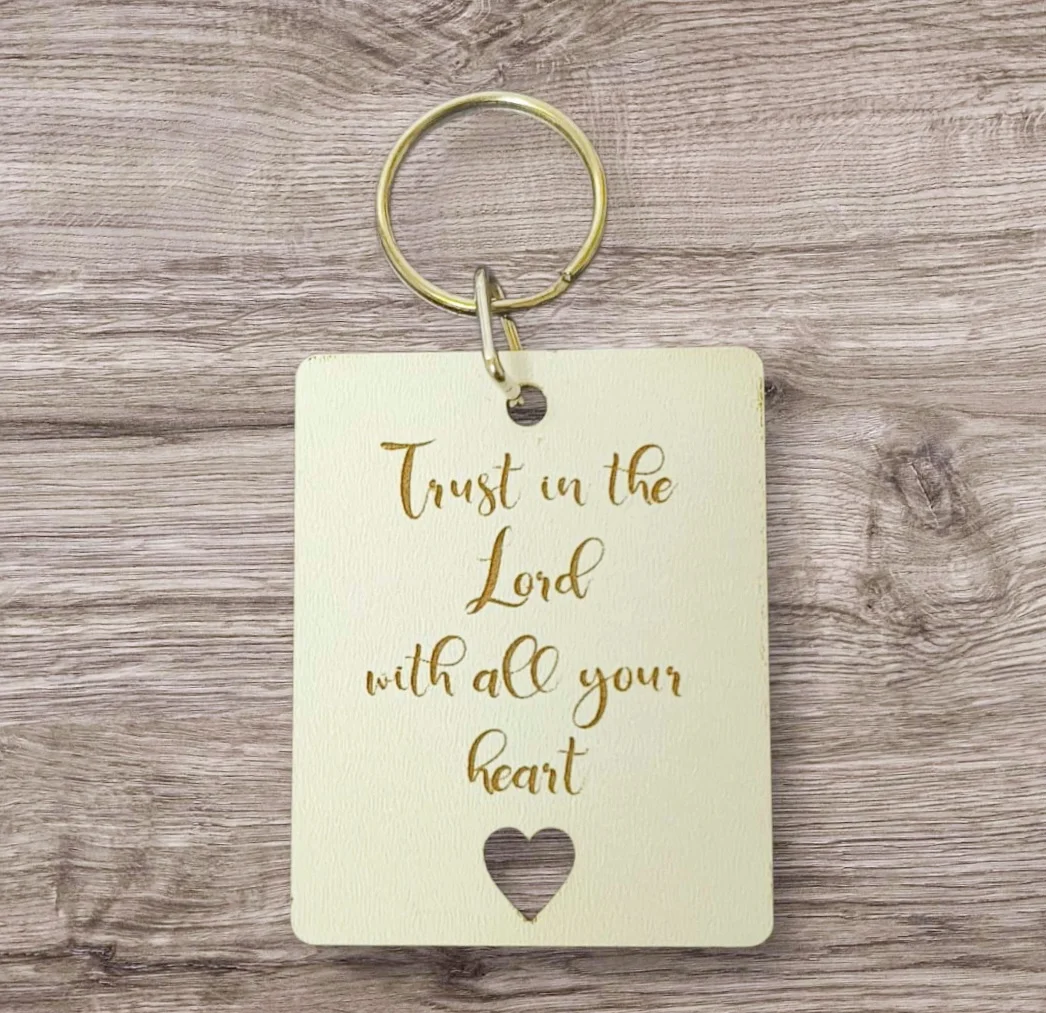 Keyring Trust in the lord with all your heart