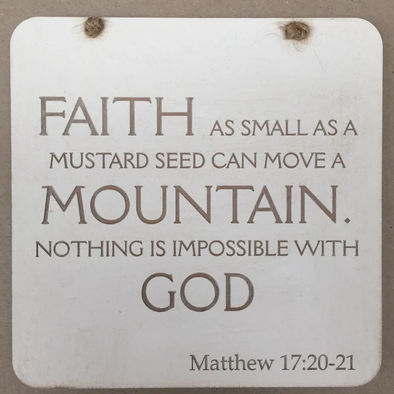Rock Foundation Wall Plaque -  Faith
