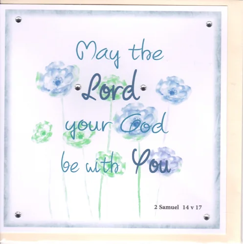 Potty Mouse May The Lord Your God Be With You Greetings Card