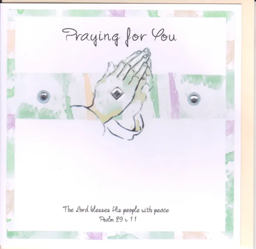Potty Mouse Praying For You Greetings Card