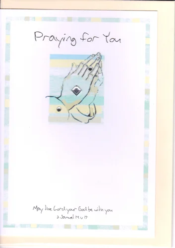 Potty Mouse Praying for You  Greetings Card