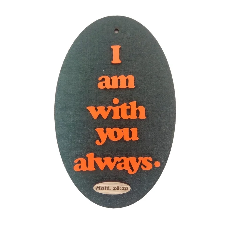 Wall Plaque - I am with you always