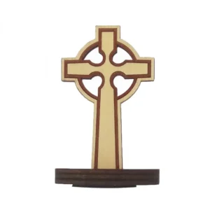 Small Standing Cross - Circle