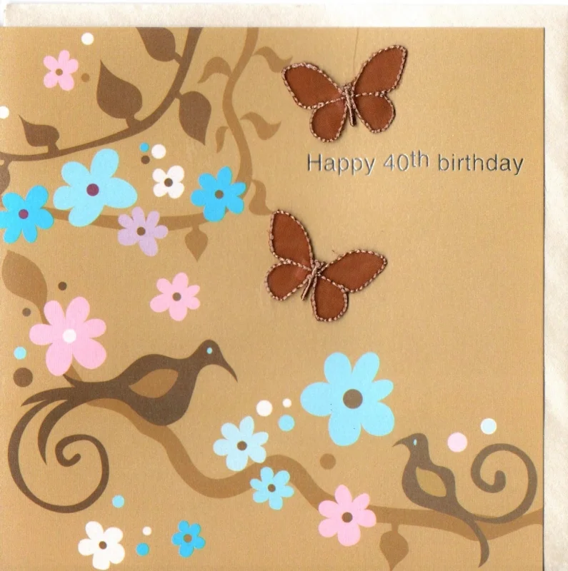 Happy 40th Birthday Greetings Card