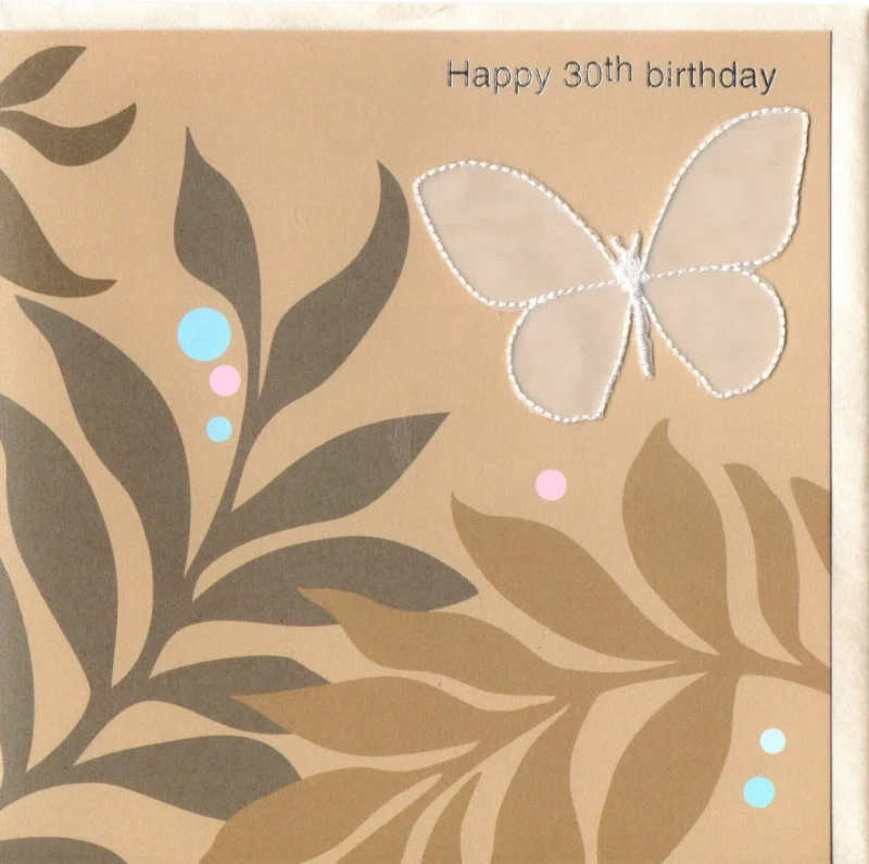 Happy 30th Birthday Greetings Card