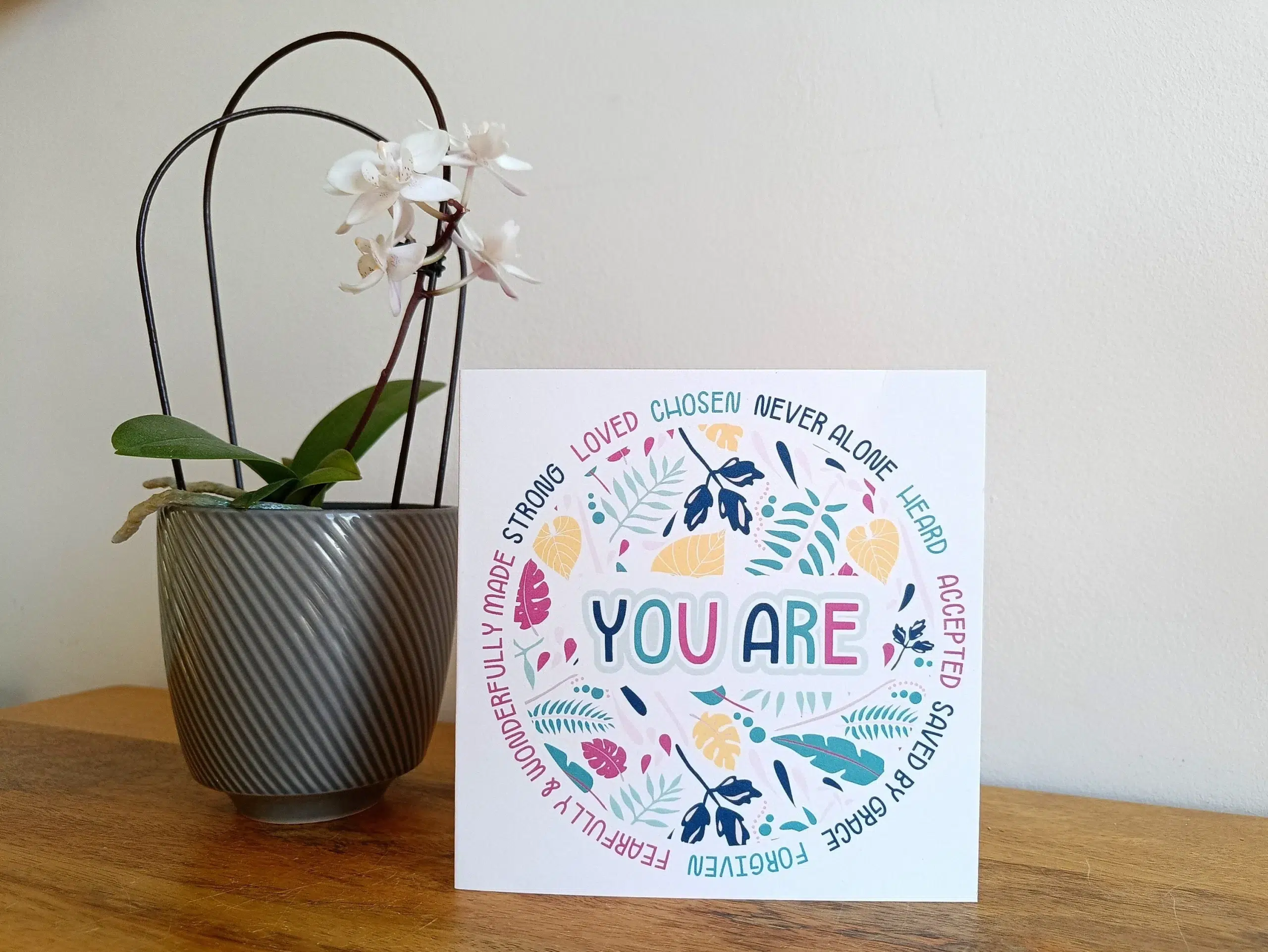 You Are (Blue) Greetings Card