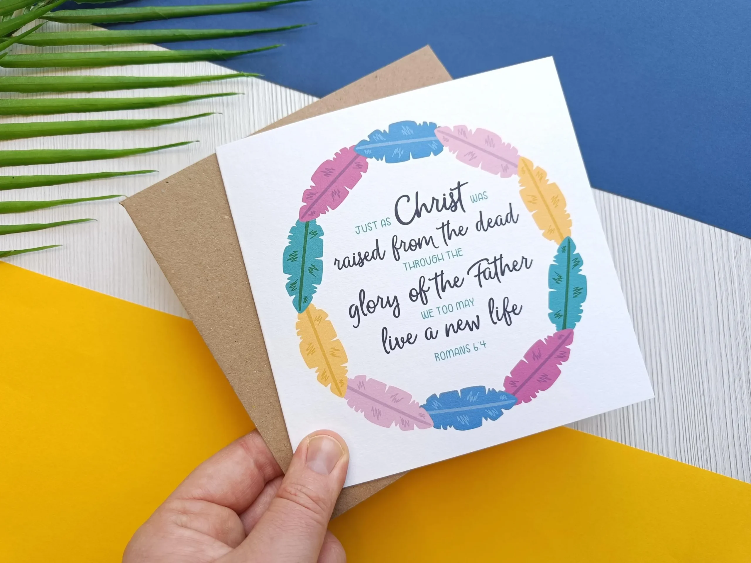 Christ Was Raised Greetings Card