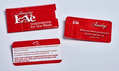 Amazing Love Scripture Prayer Cards & Sleeve